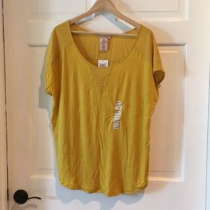 NWT Mustard Yellow Top